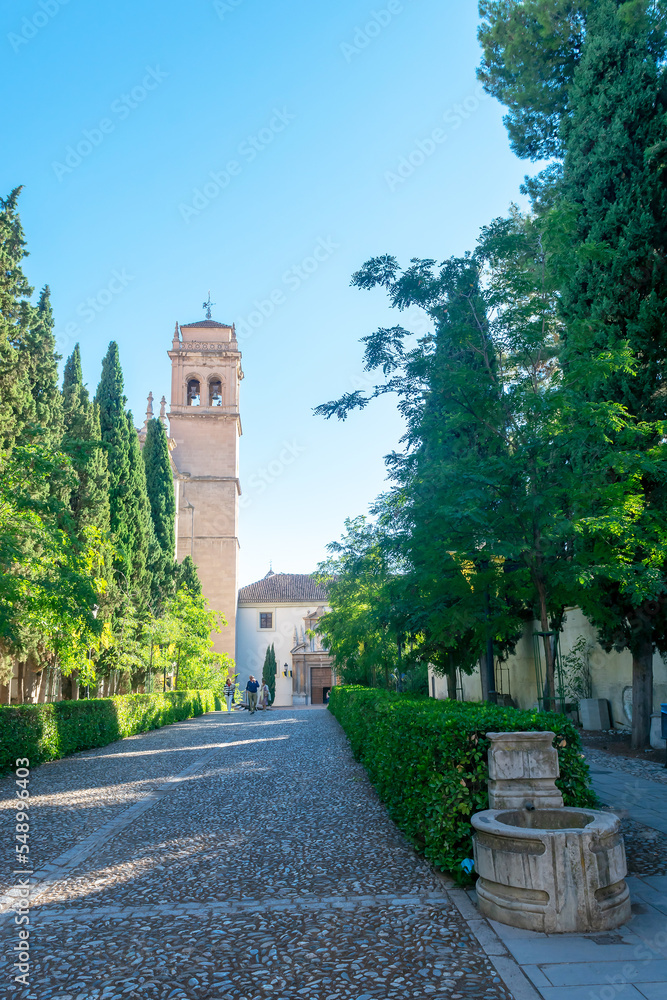 Royal Monastery of San Jerónimo in the city of Granada in Andalusia, Spain. Europe. September 30, 2022
Royal Monastery of San Jerónimo in the city of Granada in Andalusia, Spain. Europe. September 30, 2022