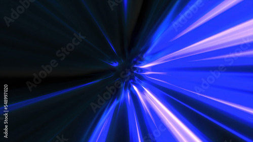 Flickering glowing lines in rotating tunnel. Motion. Beautiful animation with sparkling lines and rotating tunnel. Glowing lines move and create hypnotic effect of rotation in tunnel