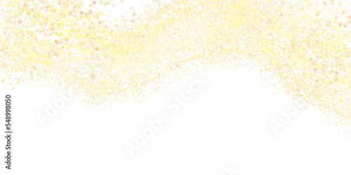 Canvastavla Fondo, banner abstracto de chispas de luces, en tonos dorados, colores c√°lidos, luces brillantes, resplandecientes
