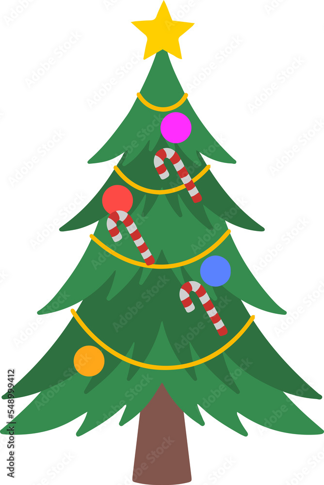Christmas Tree with Ornament
