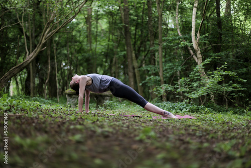 Yoga In The Forest