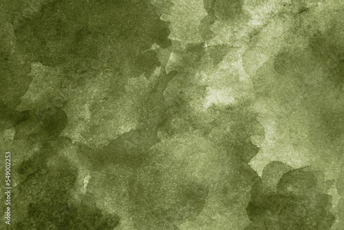 Light green brown abstract watercolor pattern Fototapet