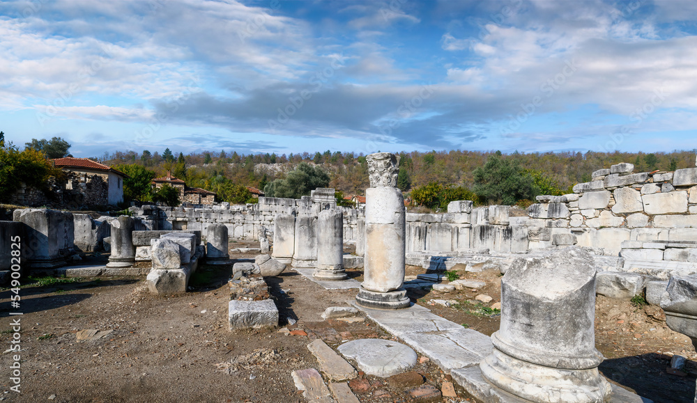Stratonikeia Ancient City in Eskihisar, Mugla, Turkey.
Stratonikeia Ancient City in Eskihisar, Mugla, Turkey.