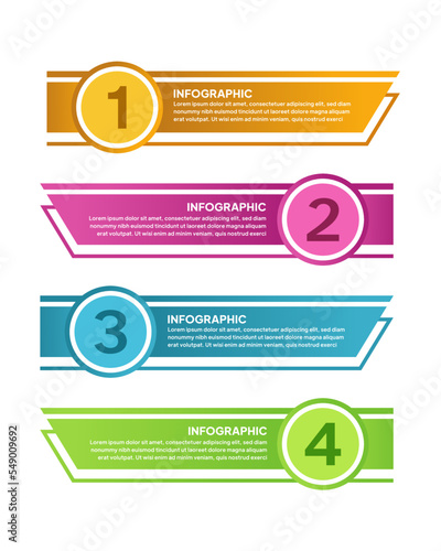Multipurpose Simple Vector Infographic Template