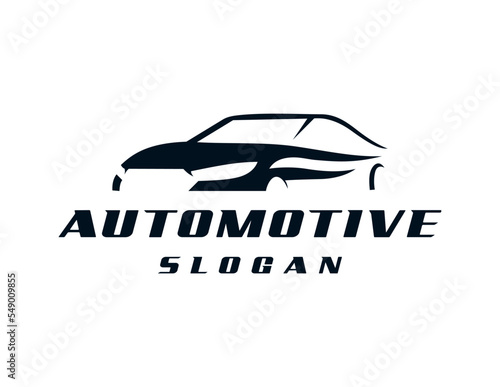 Logo design about automotive on white background. created using the CorelDraw application.