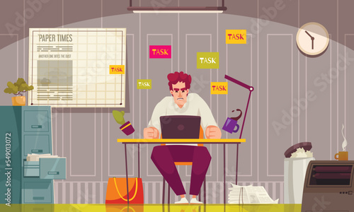 Office Stress Concept