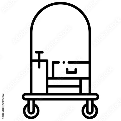 baggage bellhop icon