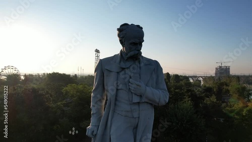 Monument to Taras Shevchenko in Ukraine photo