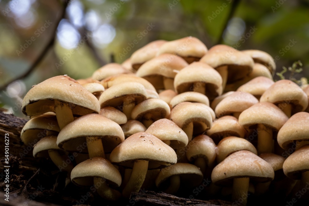 Fototapeta premium mushroom fascination, a walk through the autumnal forest