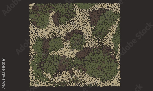Camouflage modern pattern seamless element for printing clothes, fabrics. Vector.  texture military camouflage repeats.