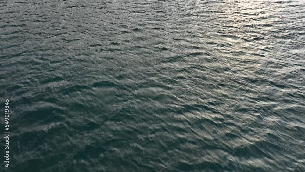 drone video flight over ocean, sea. Close to the water drone video flight over ocean, sea. Close to the water