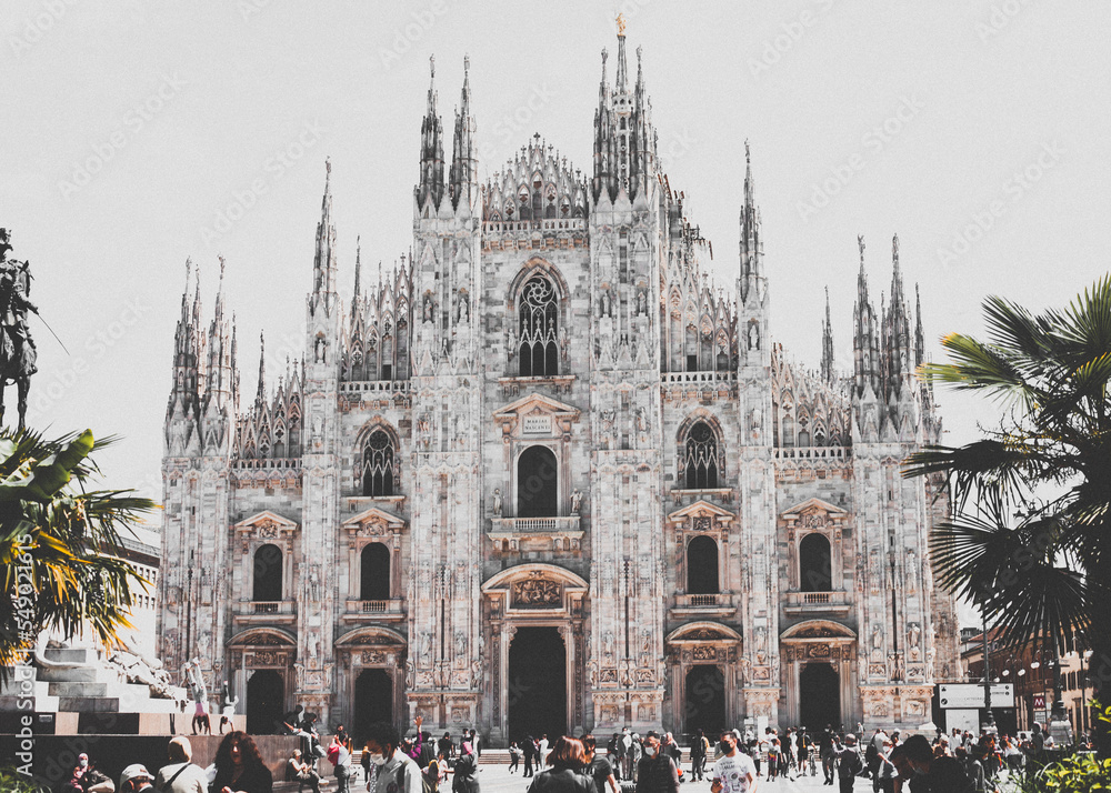 Milan city cathedral duomo