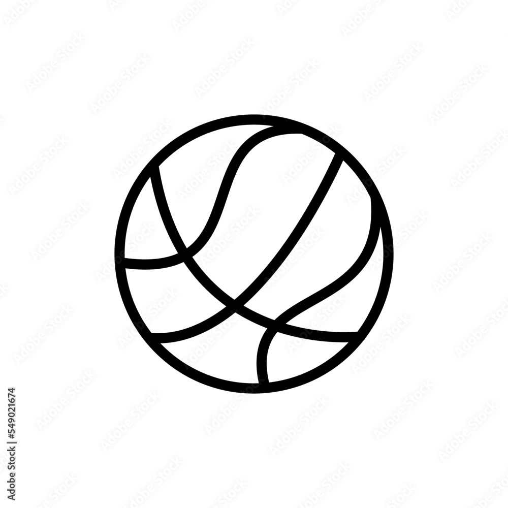 Basketball icon vector logo design template Basketball icon vector logo design template