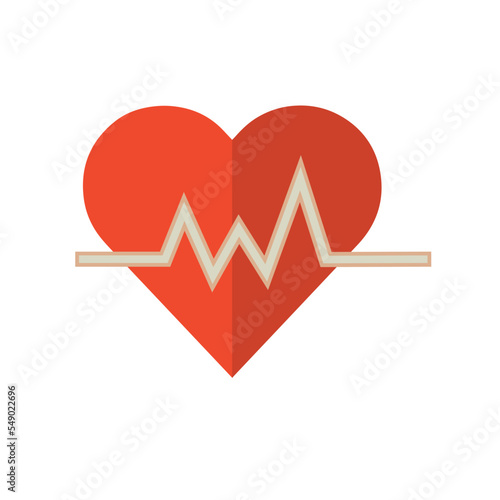 heart cpr medical icon vector design	
