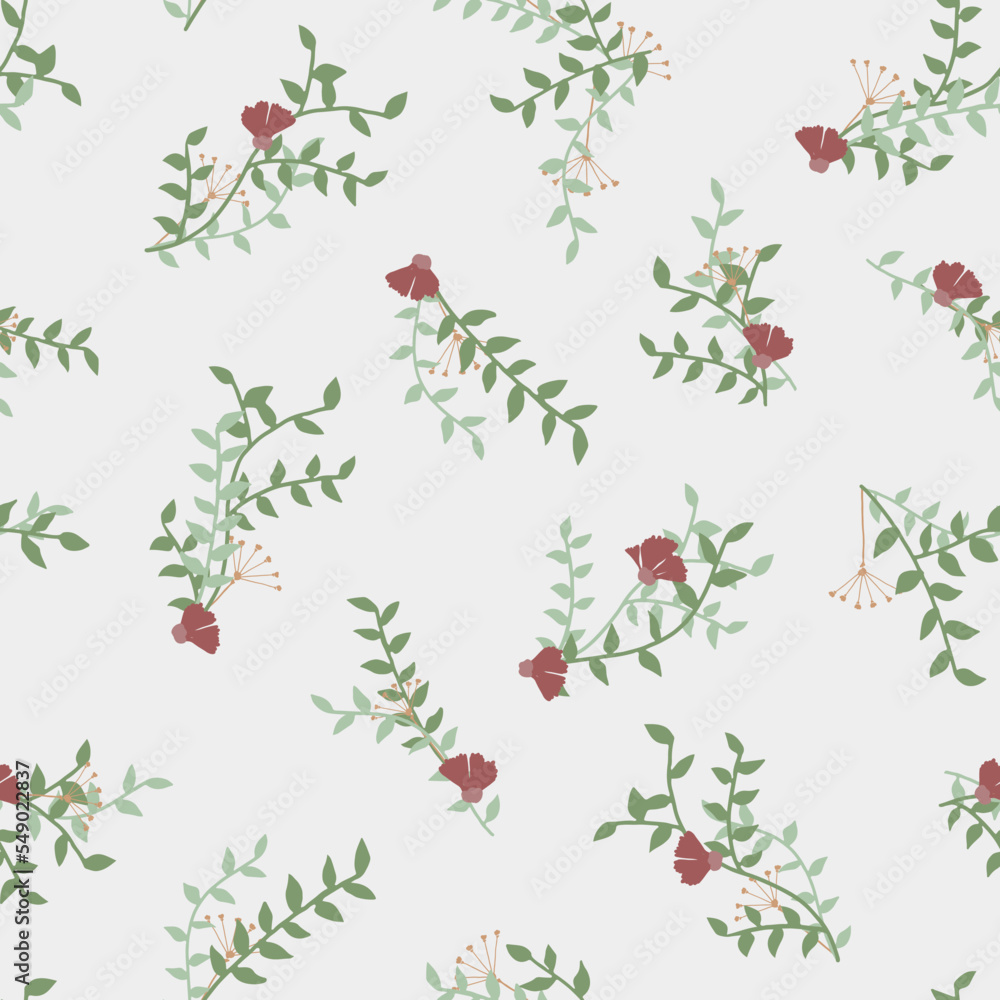 Seamless pattern bouquet of wildflower. Botanical natural vector Illustration,element for invitation,wedding, card, poster. Seamless pattern bouquet of wildflower. Botanical natural vector Illustration,element for invitation,wedding, card, poster.