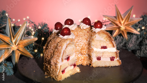 Принти на полотні German cake Frankfurter Kranz or Frankfurt Crown Cake