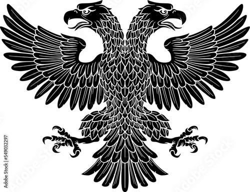 Double headed Imperial Eagle with Two Heads photo