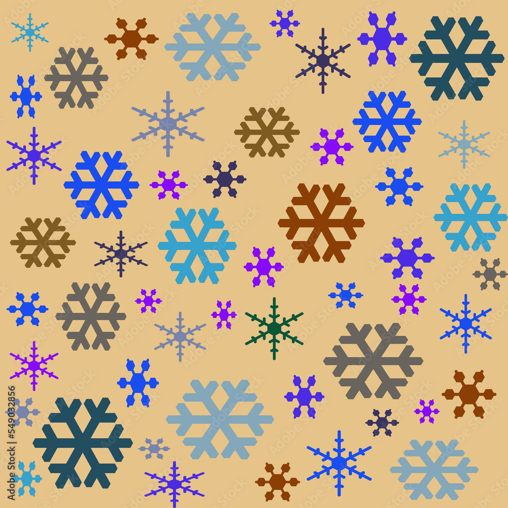 seamless pattern with snowflakes seamless pattern with snowflakes