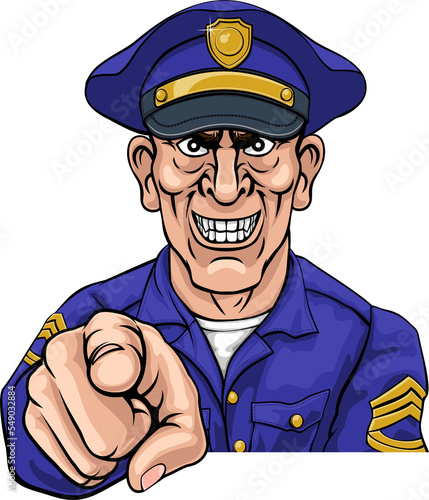 Policeman Mean Police Offic...