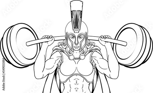 Woman Spartan Trojan Sports...