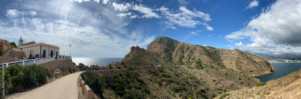 Panorama from viewpoint Faro del Albir