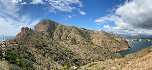 Fototapeta Naklejka Na Ścianę i Meble -  Panorama from viewpoint Faro del Albir