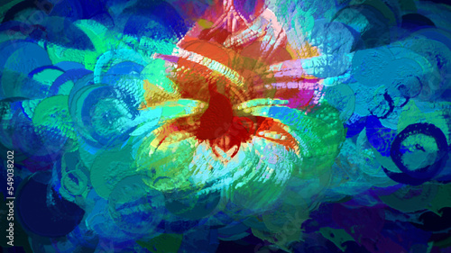 Abstract Creative Background Digital rendering