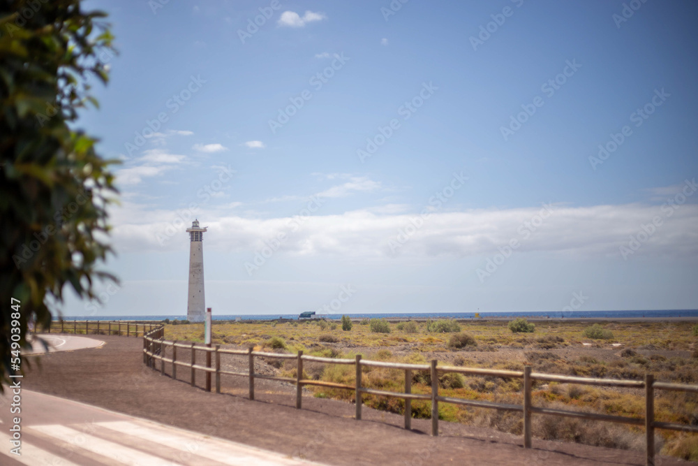 Fototapeta premium Leuchtturm Fuerteventura