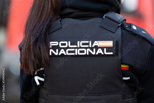  National Police Corps. State Security Forces and Bodies. Citizen security. European police. Regulatory uniform. Badges of the National Police.