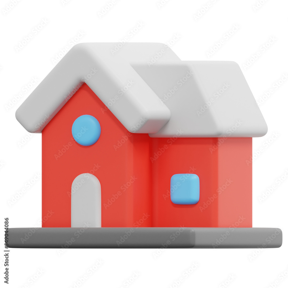 Fototapeta premium detached 3d render icon illustration