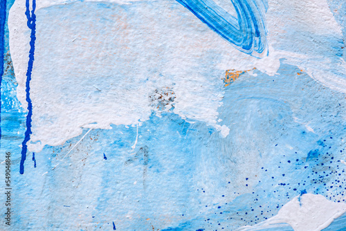 Fototapeta Naklejka Na Ścianę i Meble -  Abstract wall texture with spray paint fragment