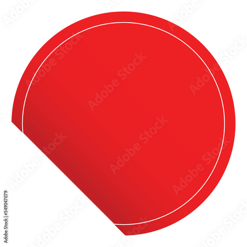 Free Download Red Banner or Label - GFXLoad