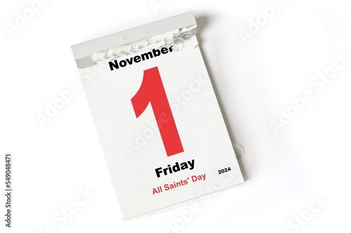  1 November 2024 All Saints' Day