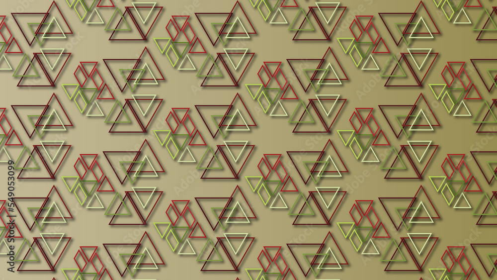 Beverage colored geometric pattern background Beverage colored geometric pattern background