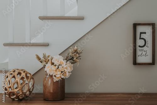 Cozy white winter home decor