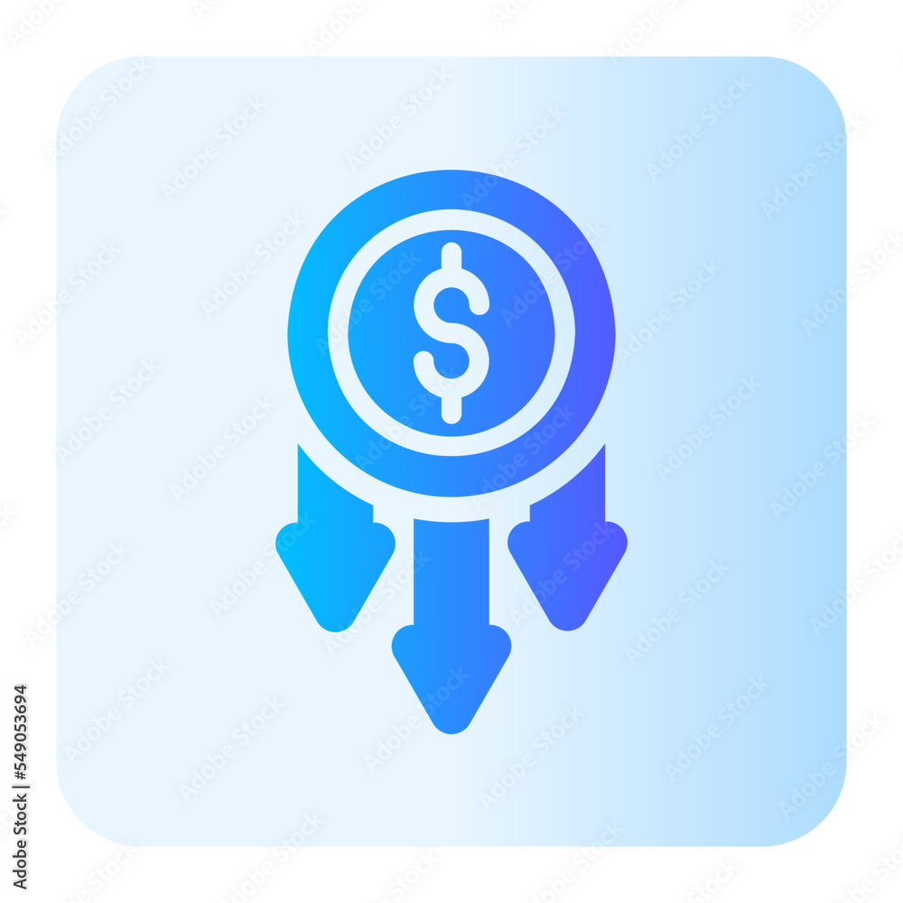 coin gradient icon coin gradient icon