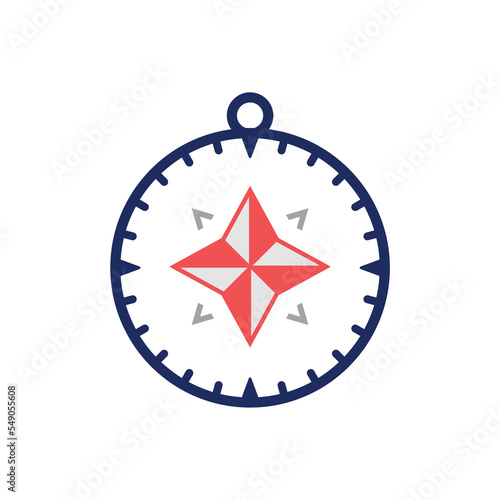 compass icon design vector template