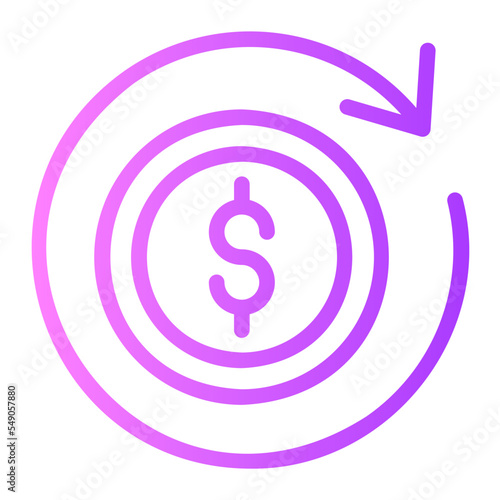 refinancing gradient icon