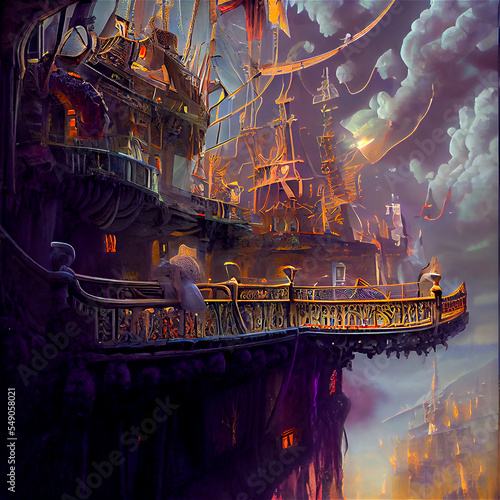 Pirate ship fantasy