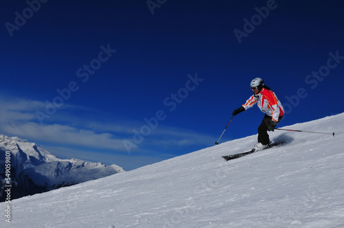 Wintersport: Skiing above Kals-Matreis,