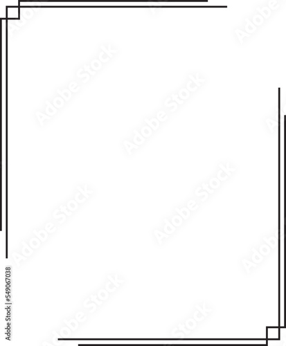 Vector of Simple Page Border