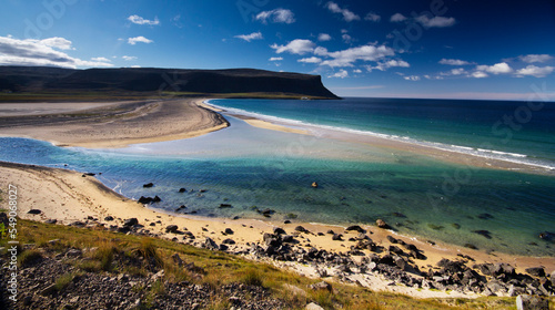 Iceland ocean beach landscape