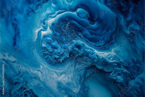 Swirls of blue marble. Liquid marble texture. Fluid art. abstract waves skin wall luxurious art ideas. 