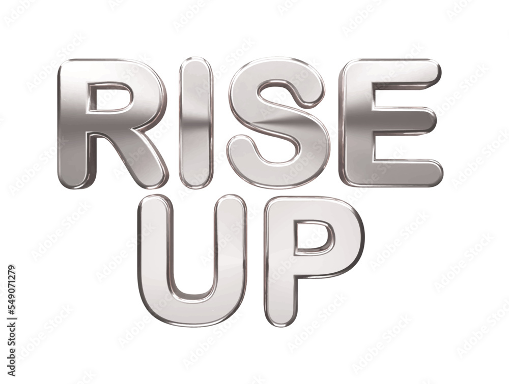 Rise up vector text effect transparent Rise up vector text effect transparent