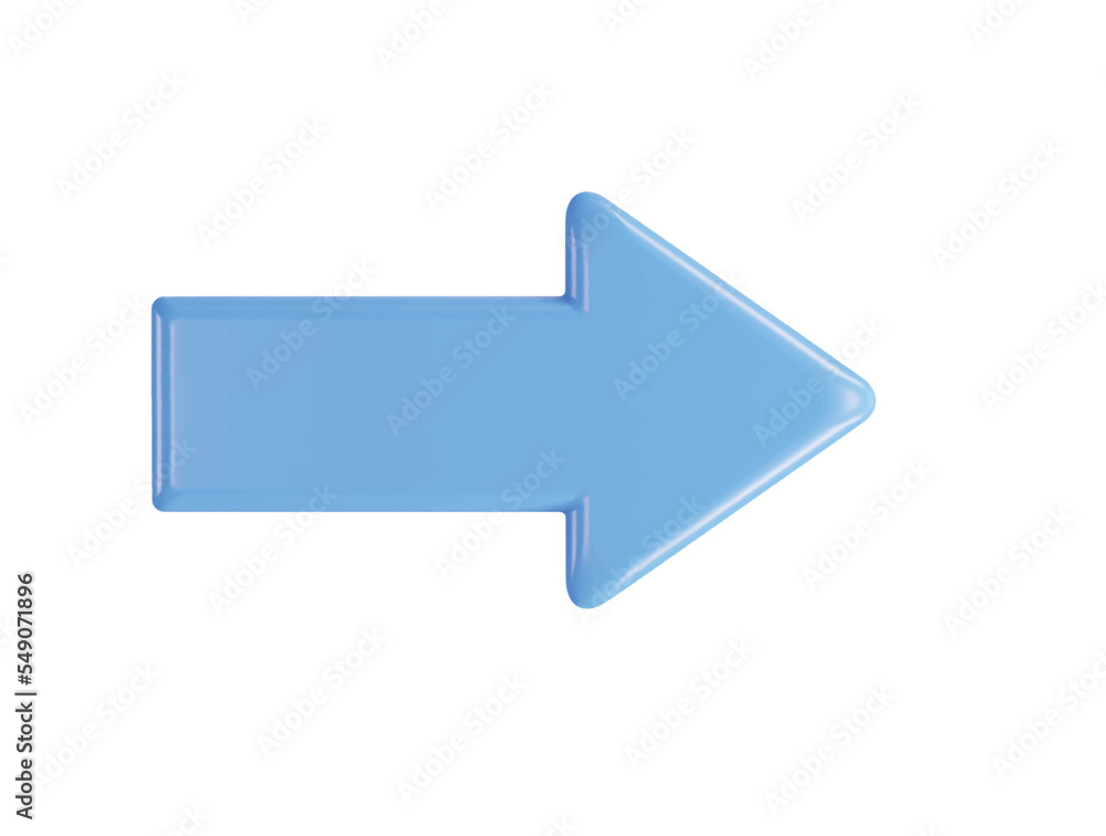 Arrow icon 3d rendering vector illustration Arrow icon 3d rendering vector illustration