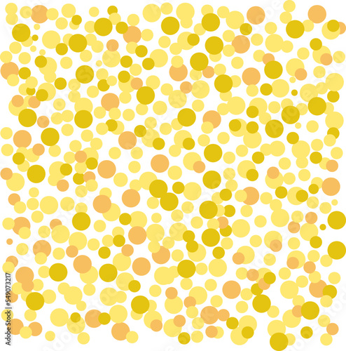 Colorful spotted background in yellow and gold colors