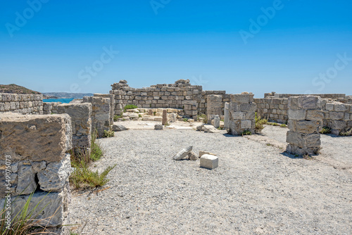 Anicent ruins of Kefalos Kos island, Greece photo