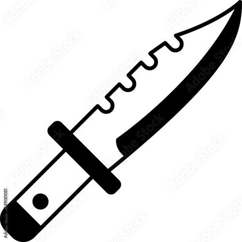 Obraz na płótnie knife  icon