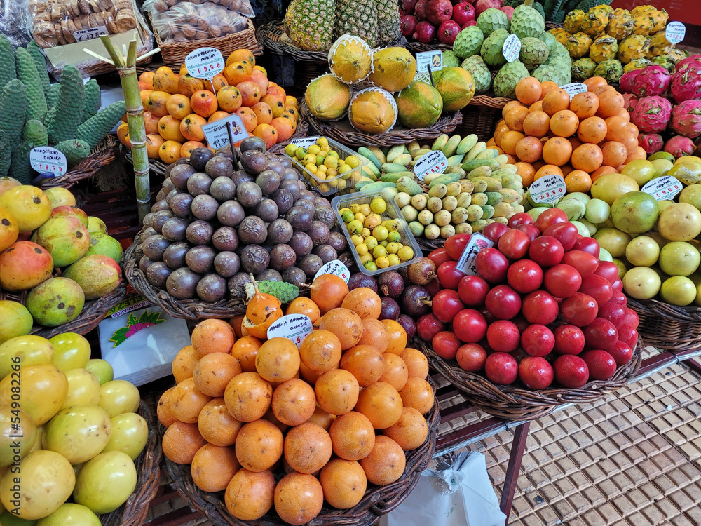 tasty fruit from madeiras farmers market