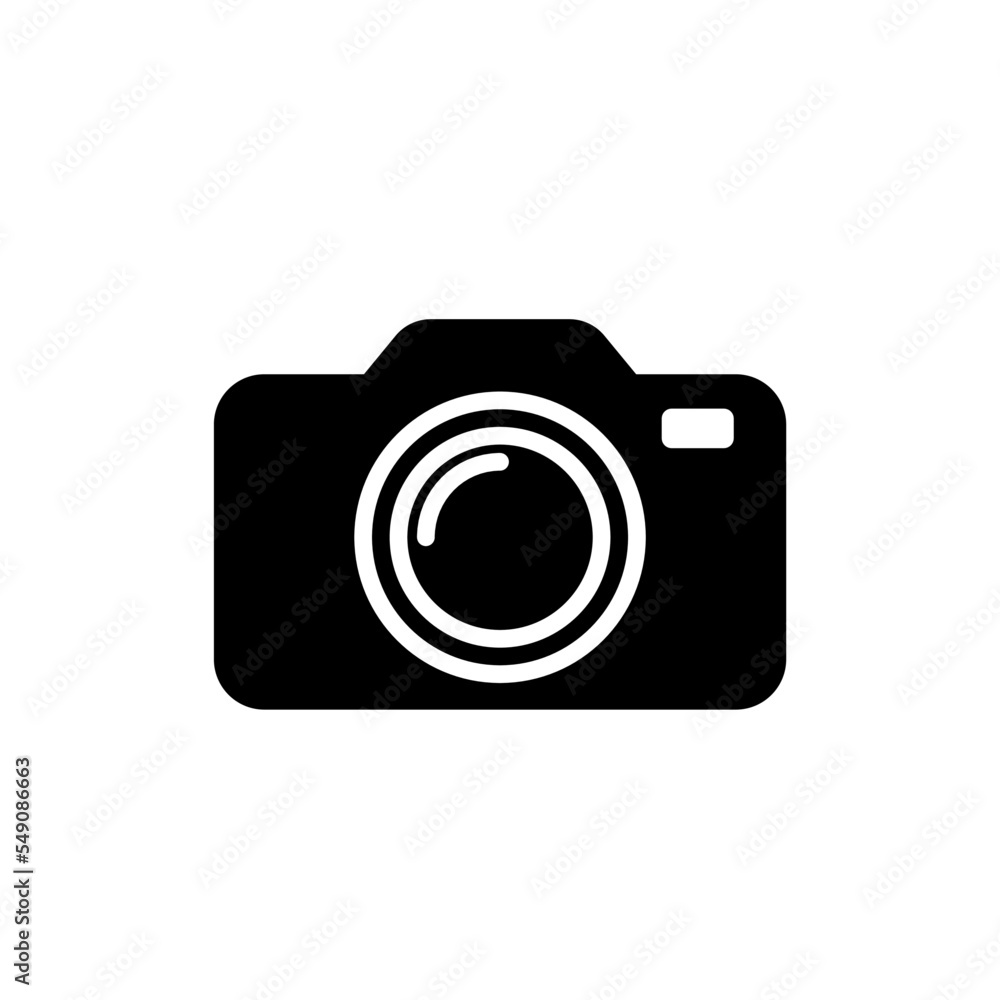 Photo camera vector icon 